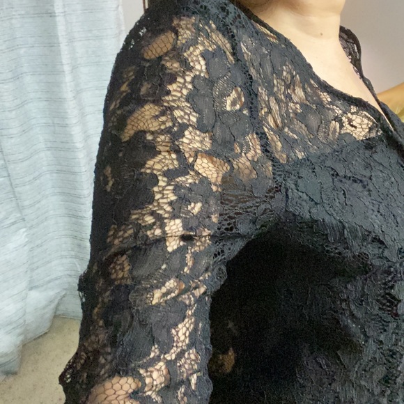 ♥️♥️Vintage Havana long sleeve lace romper - Picture 9 of 9